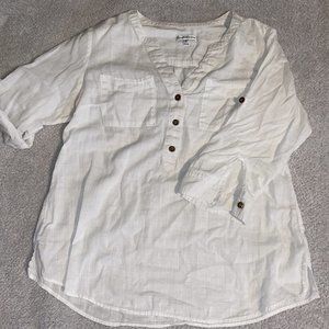 Croft & Borrow Quarter Length Pocket Blouse